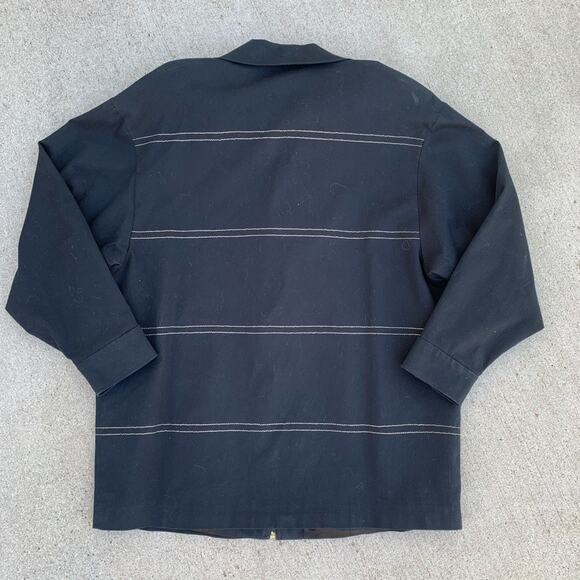 St. John Sport black and gold toggle zip up jacket SMALL - Picture 6 of 7